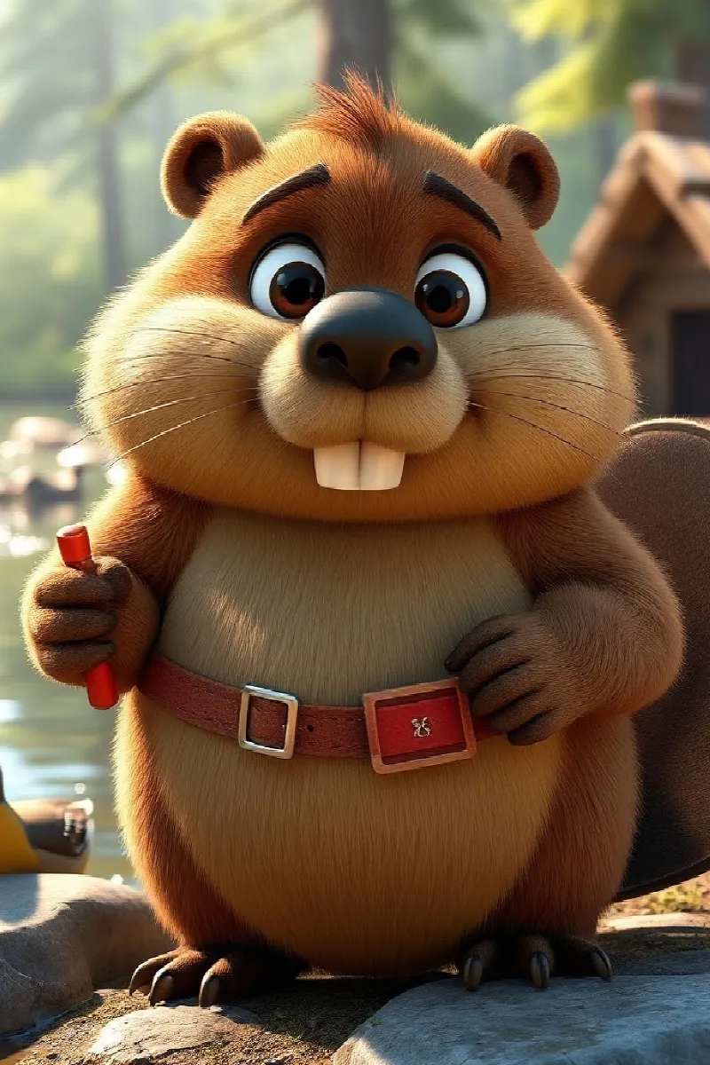 Picture 1 from the tale The Beaver's Big Idea
