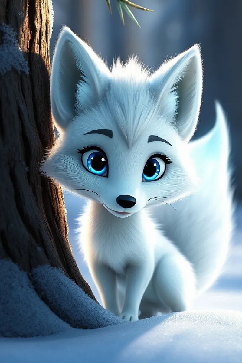 Picture 3 from the tale The Boy and the Silver Fox