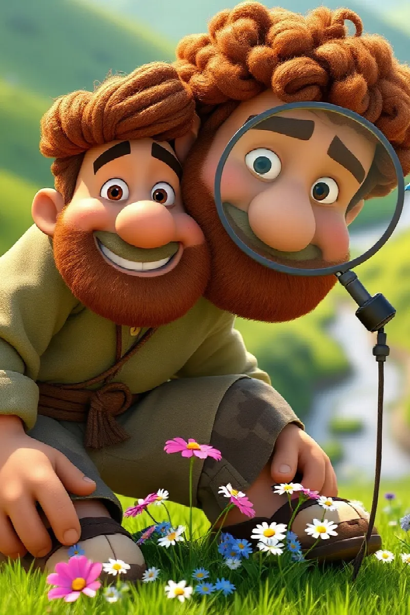 Picture 1 from the tale The Giant's Tiny Garden