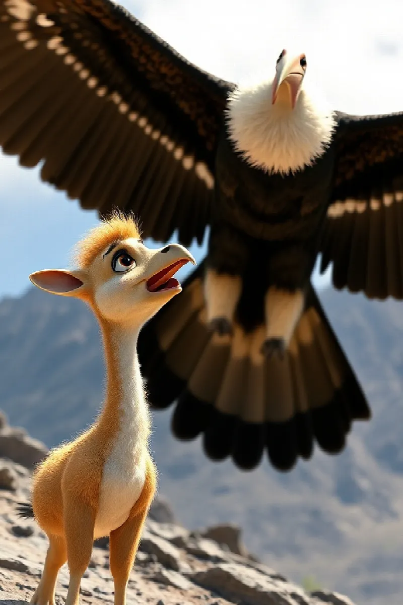 Picture 2 from the tale The Little Guanaco