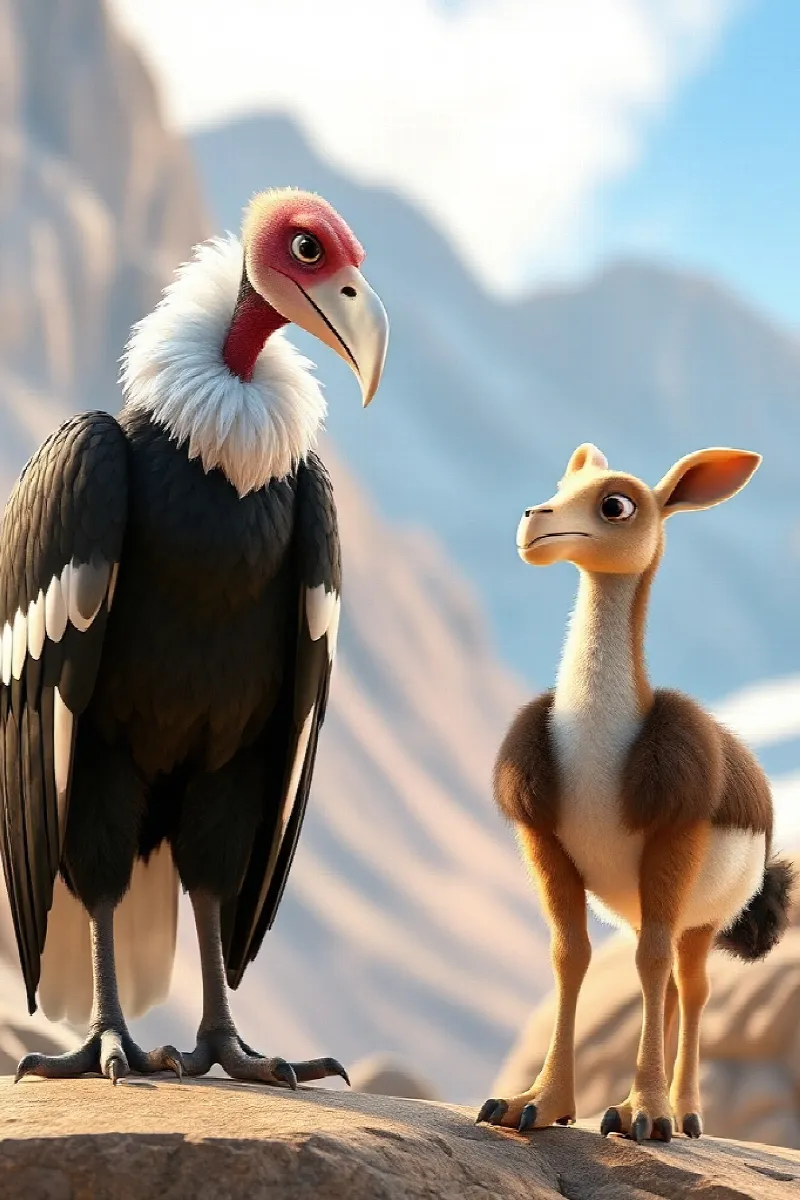 Picture 3 from the tale The Little Guanaco