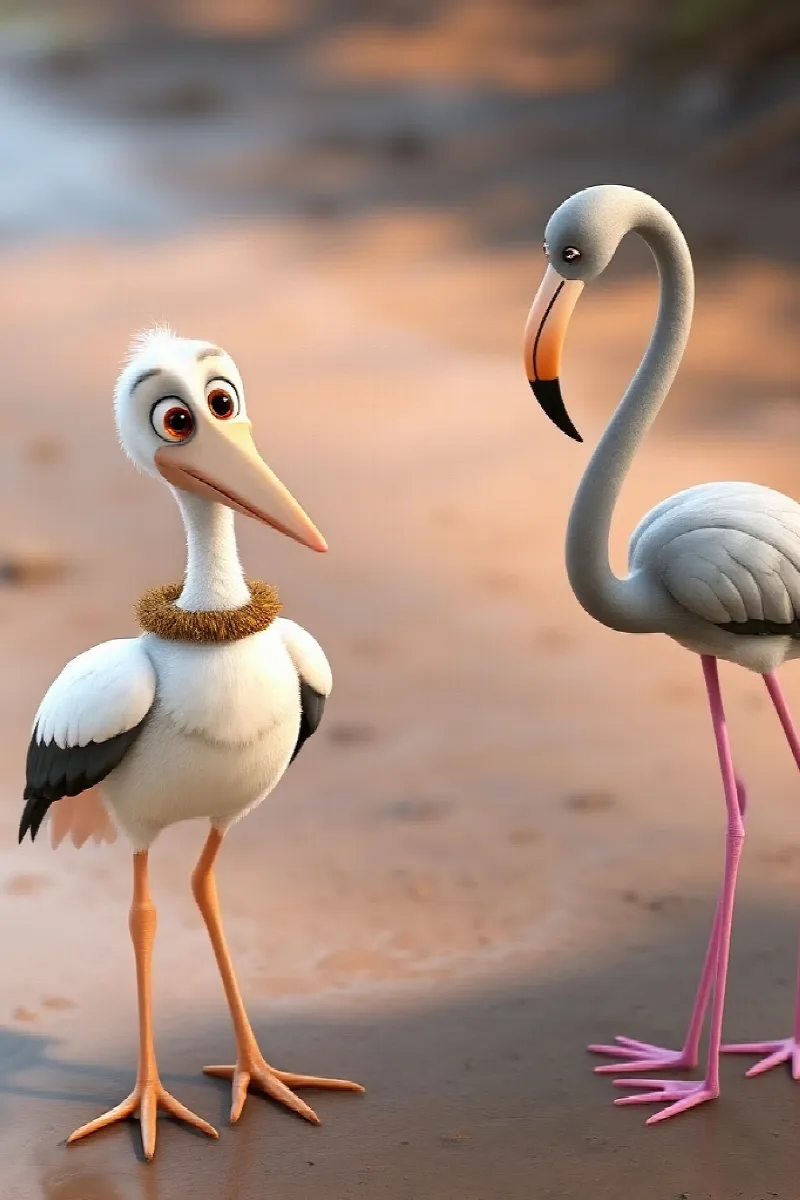 Flamingo'nun Kayıp Pembesi masalından 3. resim