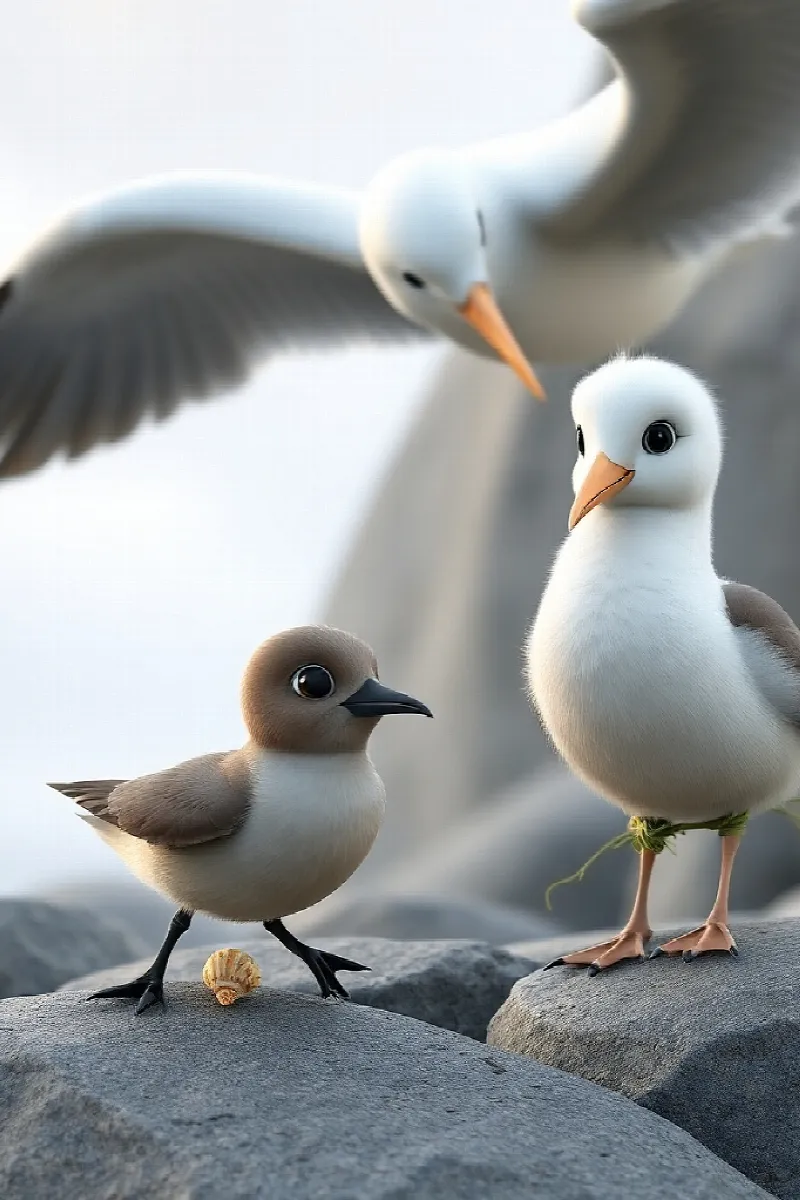 Picture 2 from the tale The Little Albatross