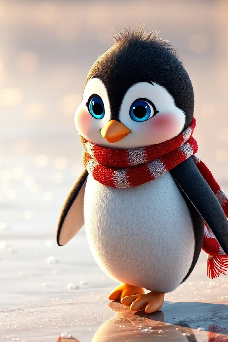 Picture 1 from the tale The Penguin Who Feared Fish