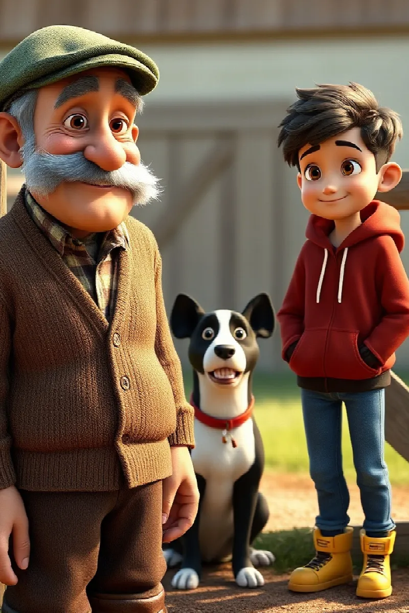 Picture 2 from the tale The Boy and the Sheepdog