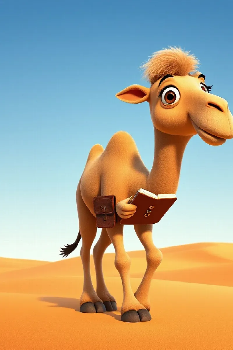 Picture 1 from the tale The Camel's Desert Diary
