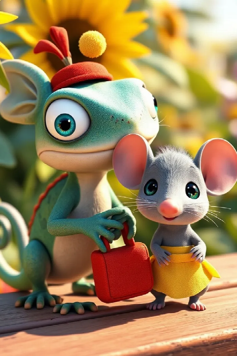 Picture 4 from the tale The Chameleon's Surprise Party