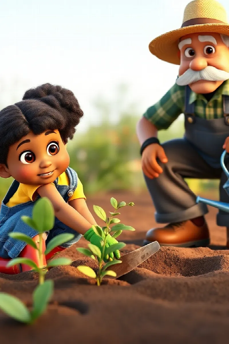 Picture 3 from the tale The Girl and the Sparrow