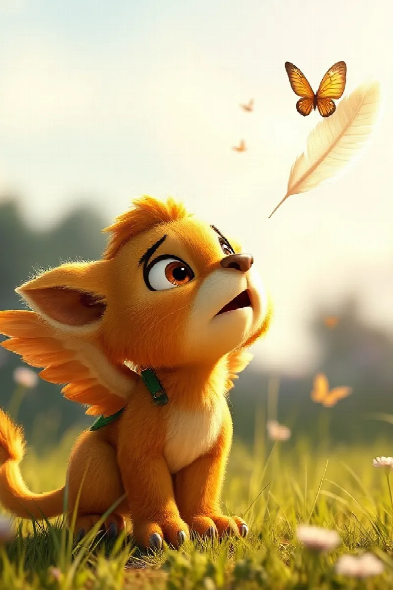 Picture 2 from the tale The Griffin's Lost Feather