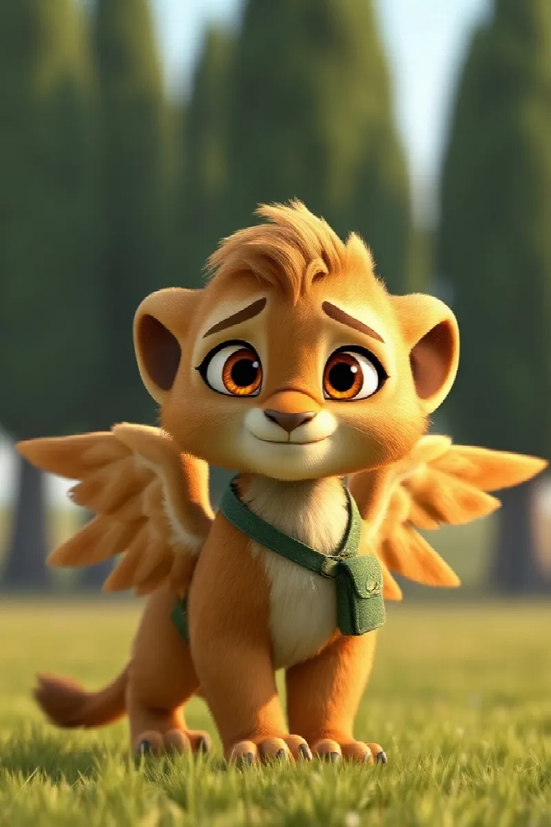 Picture 3 from the tale The Griffin's Lost Feather