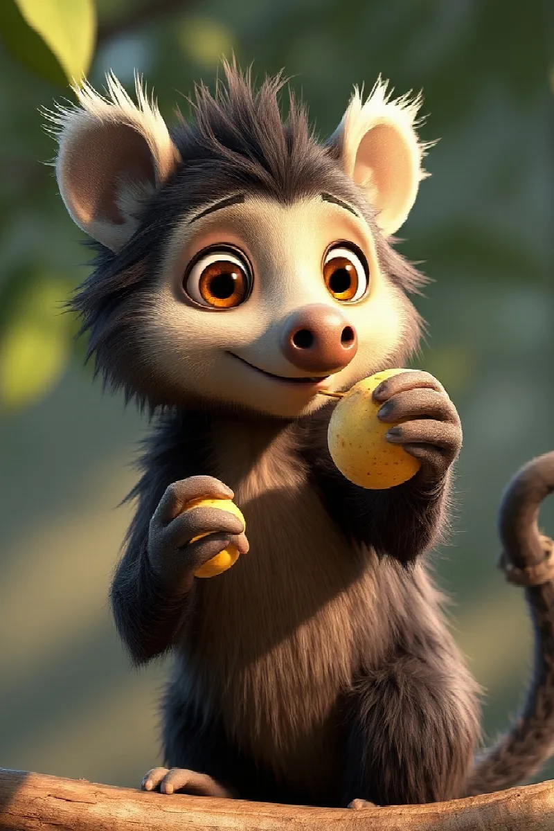 Picture 2 from the tale The Little Binturong