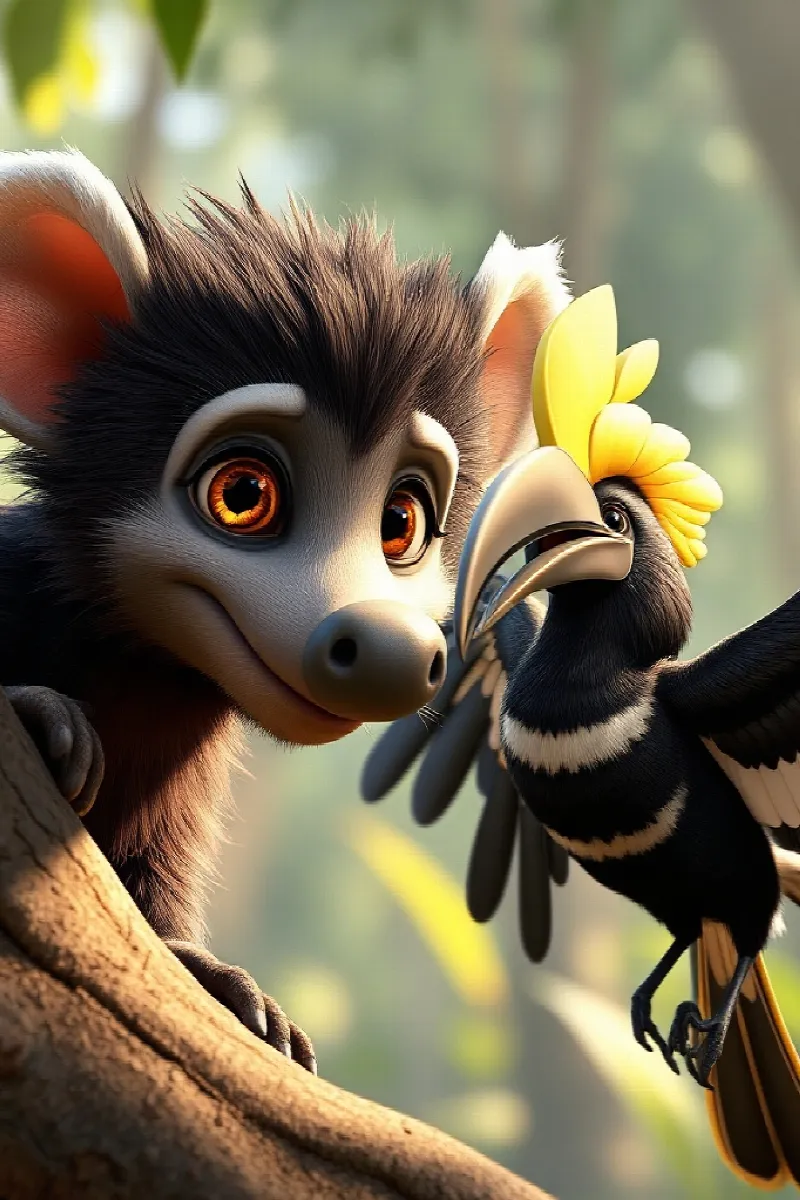 Picture 3 from the tale The Little Binturong