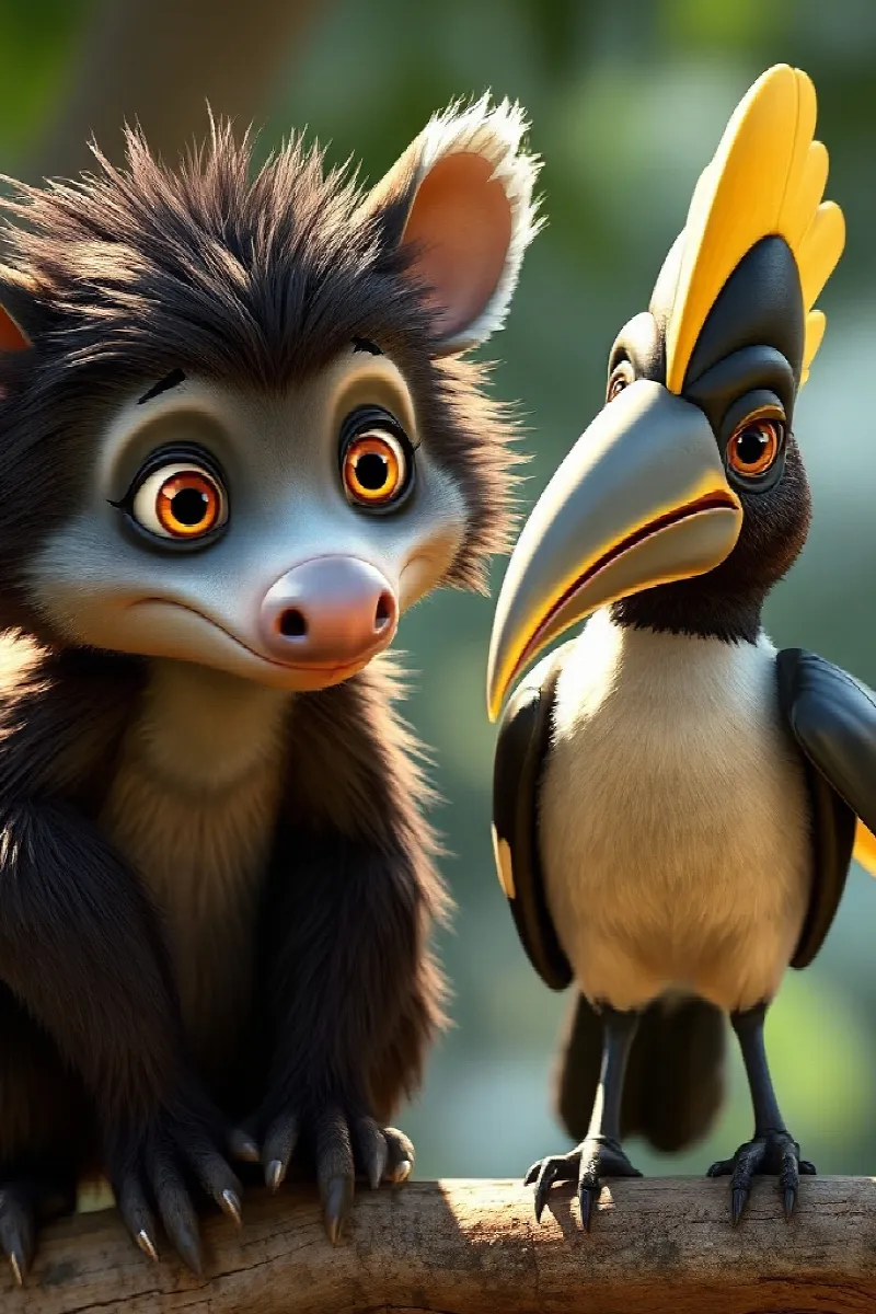 Picture 4 from the tale The Little Binturong
