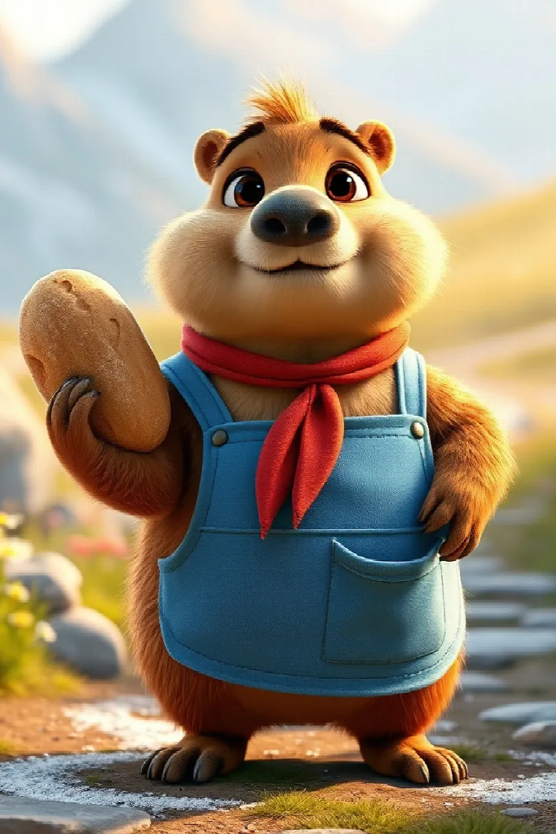Picture 1 from the tale The Marmot's Mountain Bakery