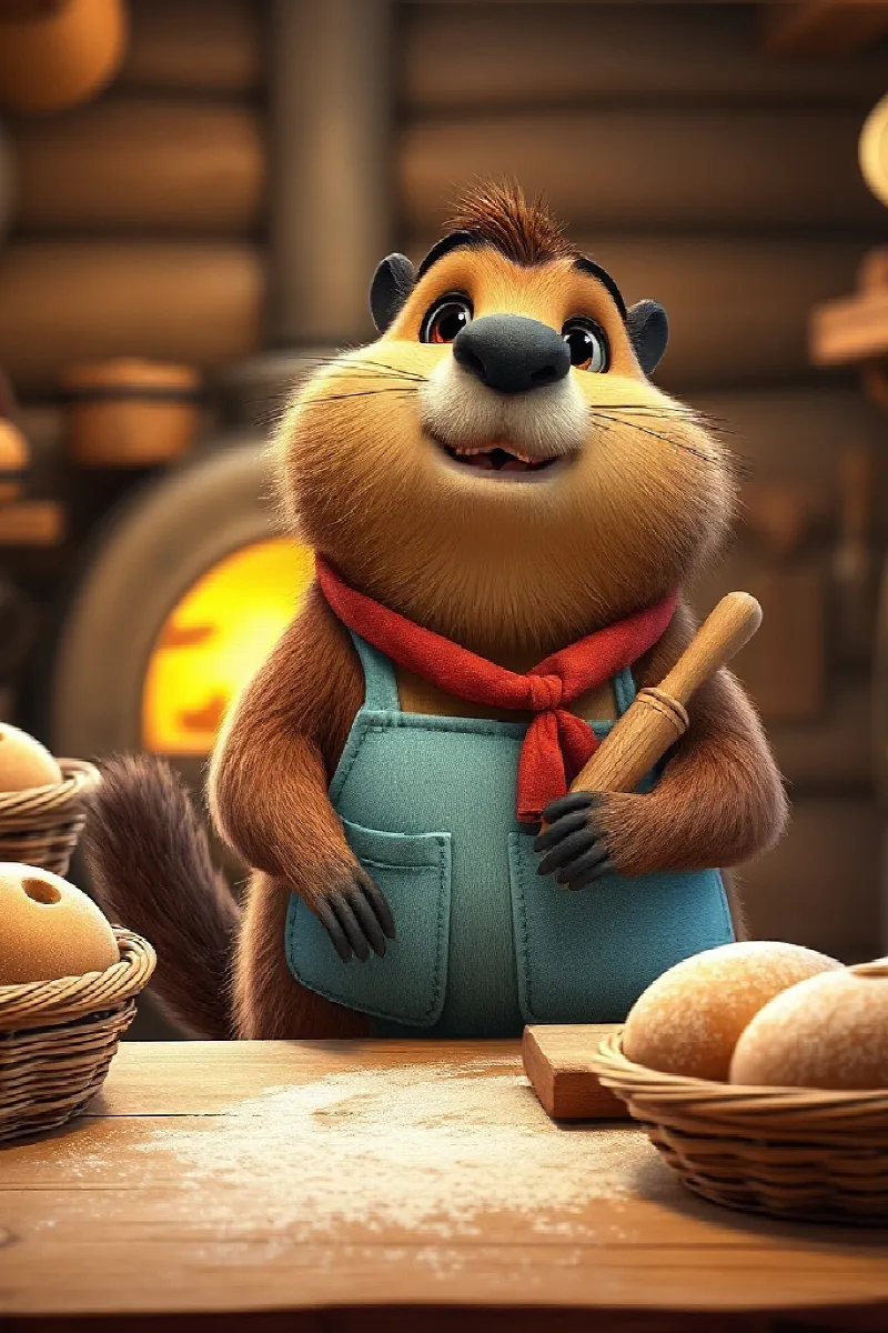 Picture 2 from the tale The Marmot's Mountain Bakery
