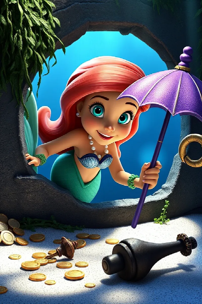 Picture 2 from the tale The Mermaid's Umbrella