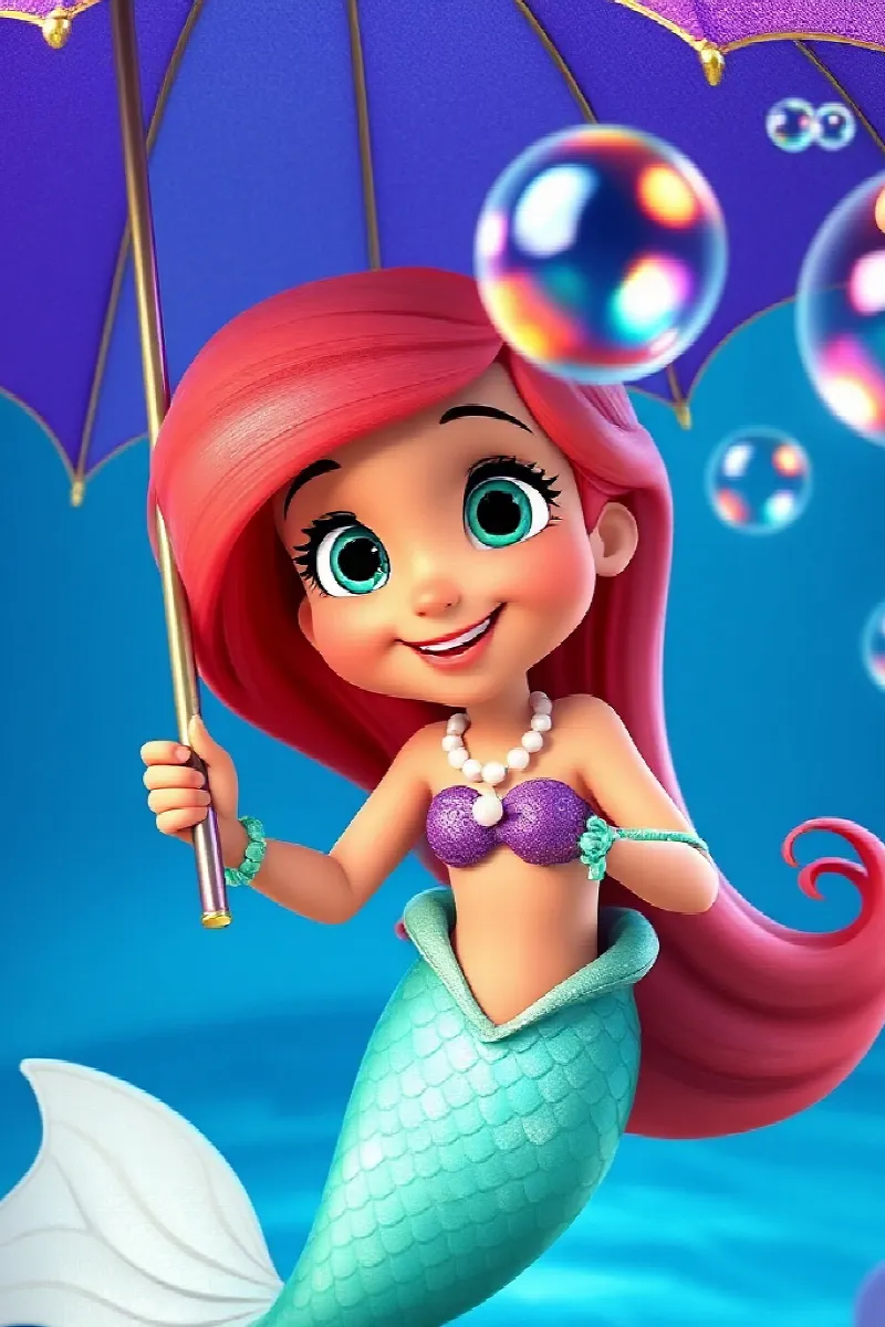 Picture 4 from the tale The Mermaid's Umbrella