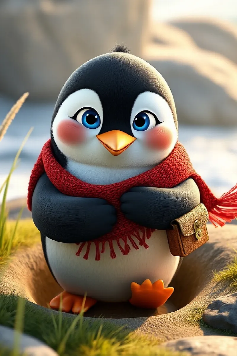 Picture 1 from the tale The Penguin's Missing Invitation