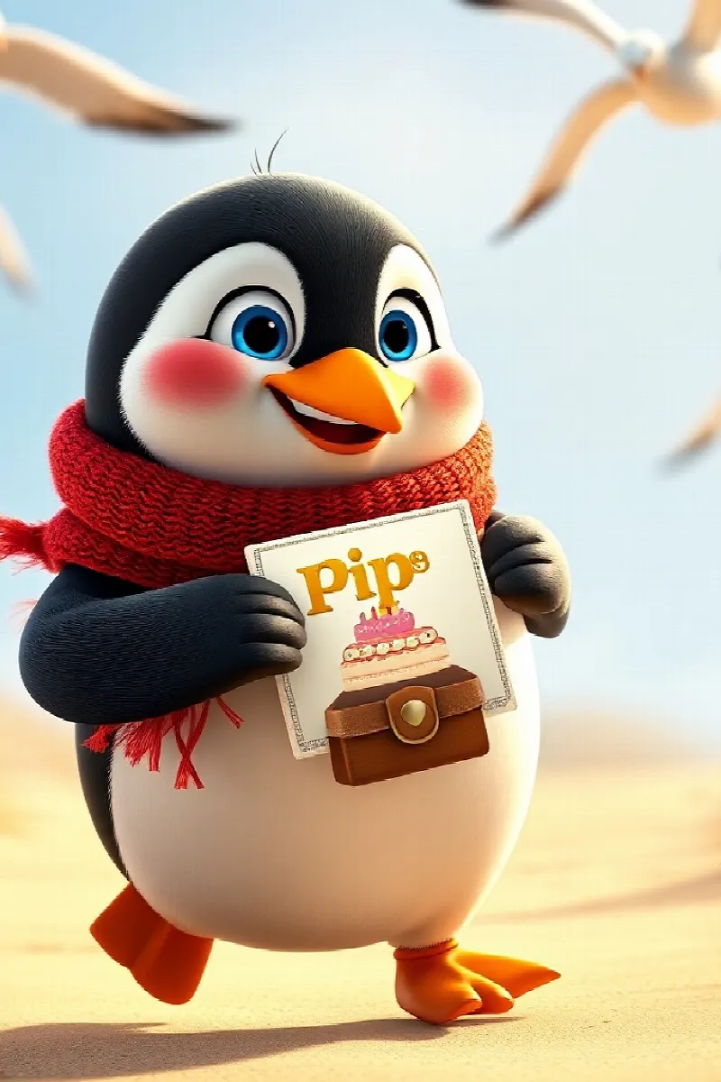 Picture 2 from the tale The Penguin's Missing Invitation
