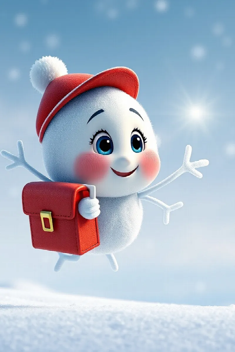 Picture 3 from the tale The Snowflake Postman
