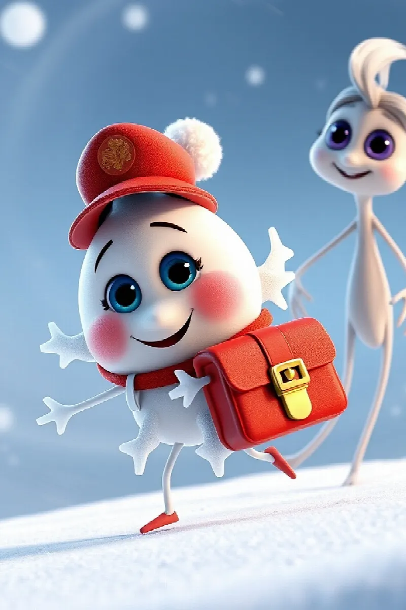 Picture 4 from the tale The Snowflake Postman