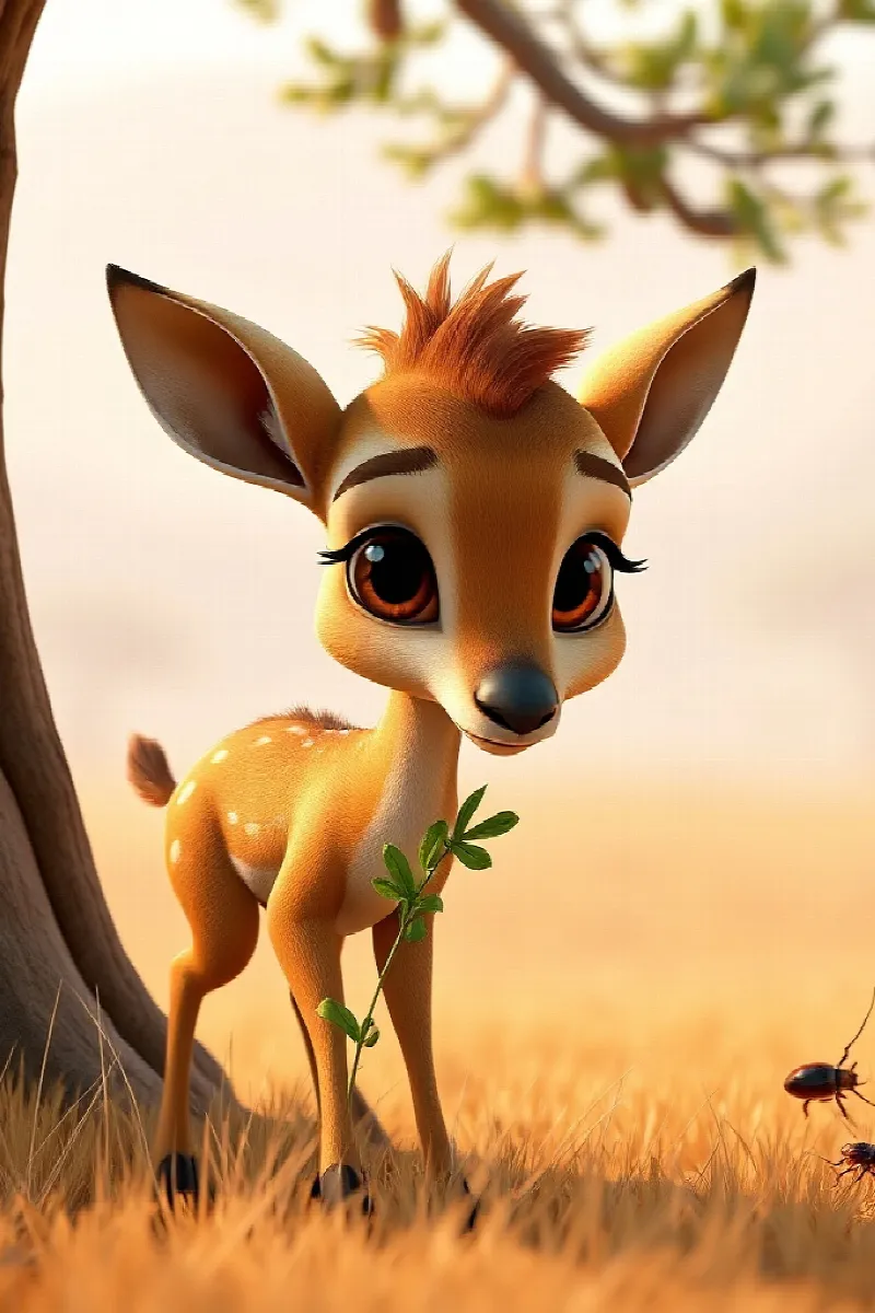 Küçük Dik-Dik'in Arkadaşı masalından 2. resim
