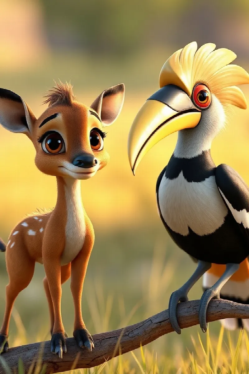 Küçük Dik-Dik'in Arkadaşı masalından 4. resim
