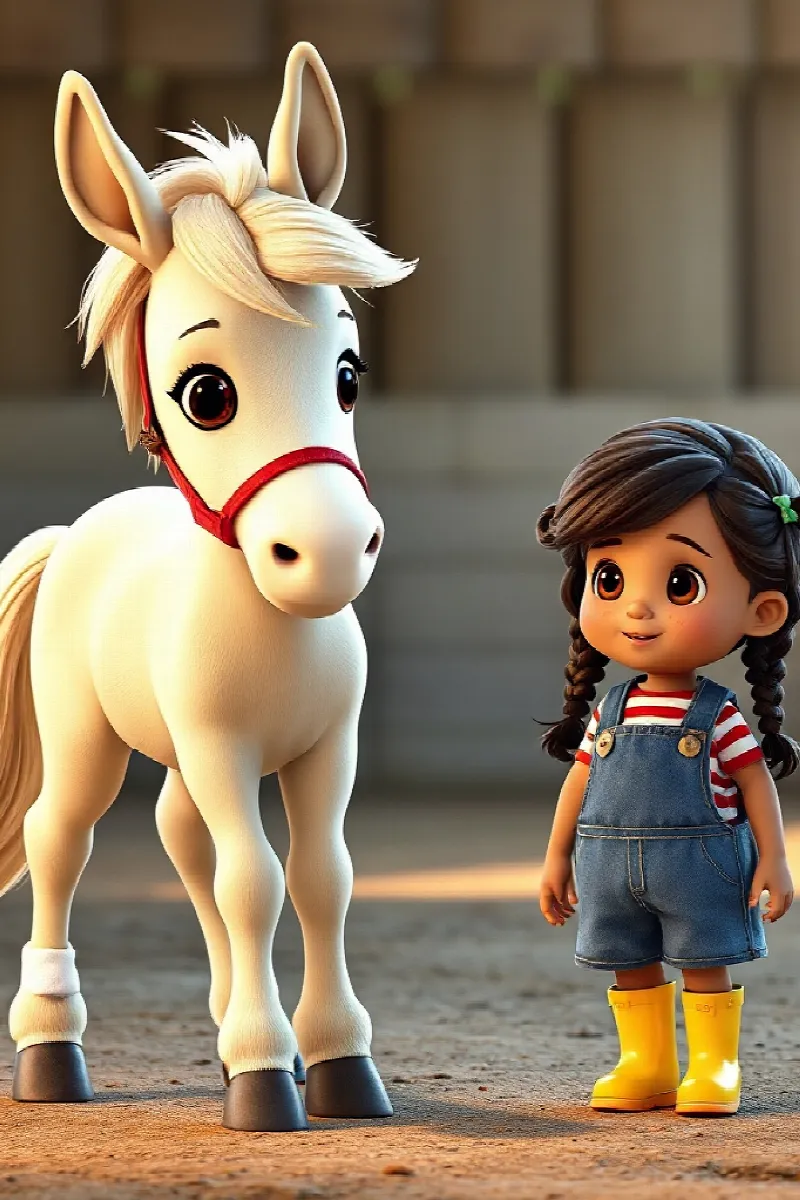 Picture 4 from the tale The Girl and the Little Pony