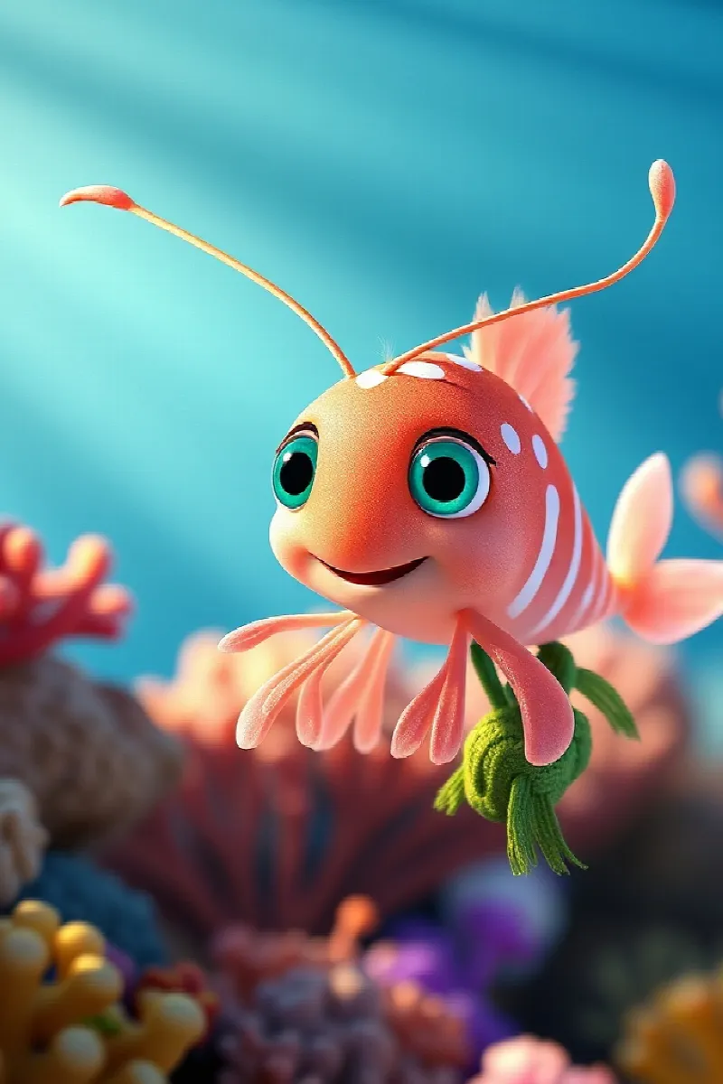Picture 1 from the tale The Little Coral Guardian