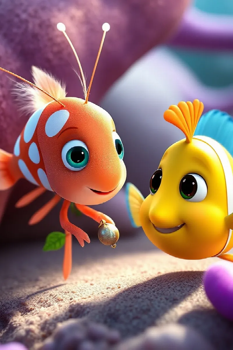 Picture 2 from the tale The Little Coral Guardian