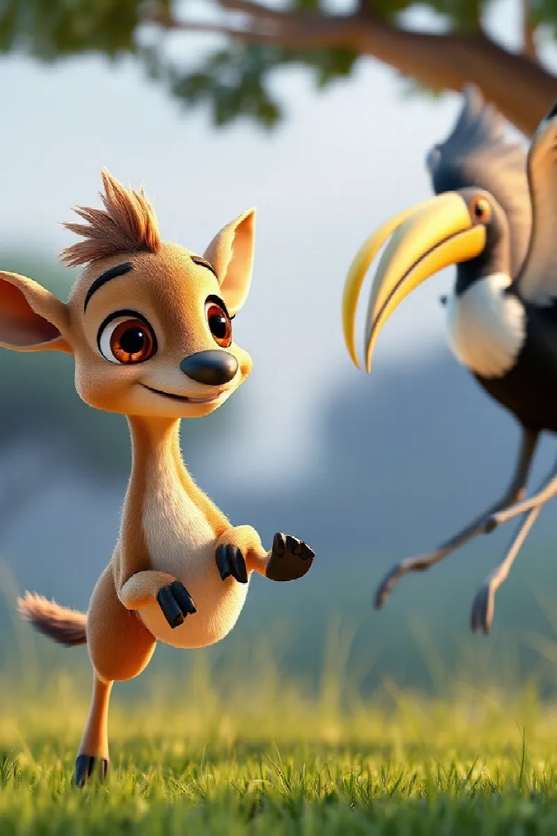 Picture 3 from the tale The Little Dik-Dik's Friend