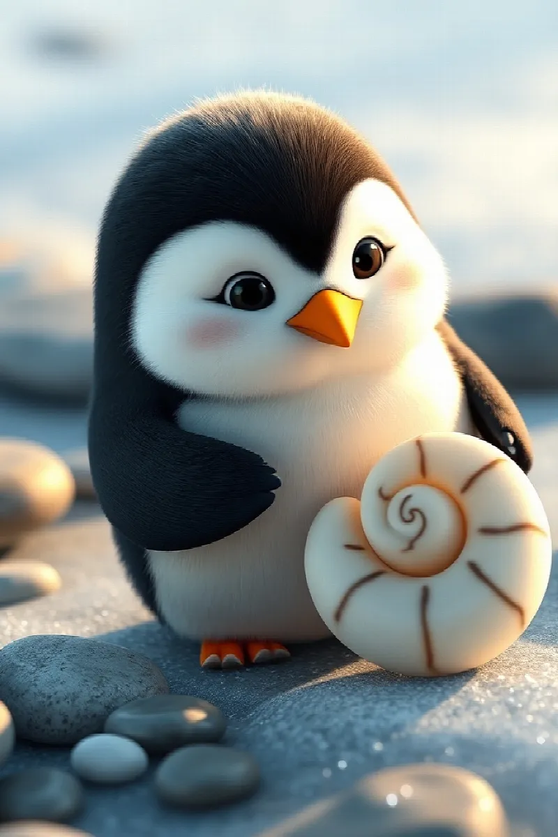 Picture 2 from the tale The Penguin's Secret Message
