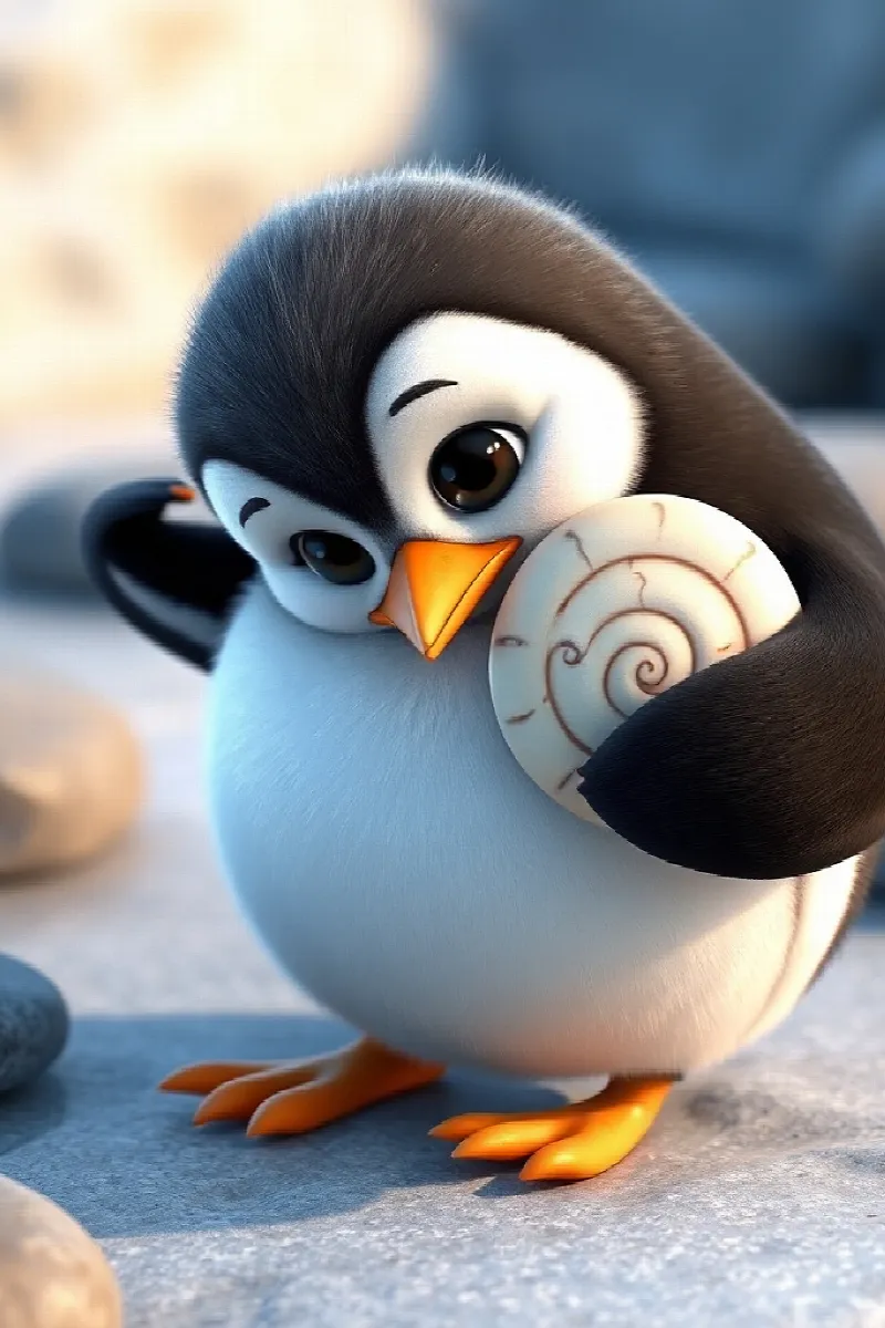 Picture 3 from the tale The Penguin's Secret Message