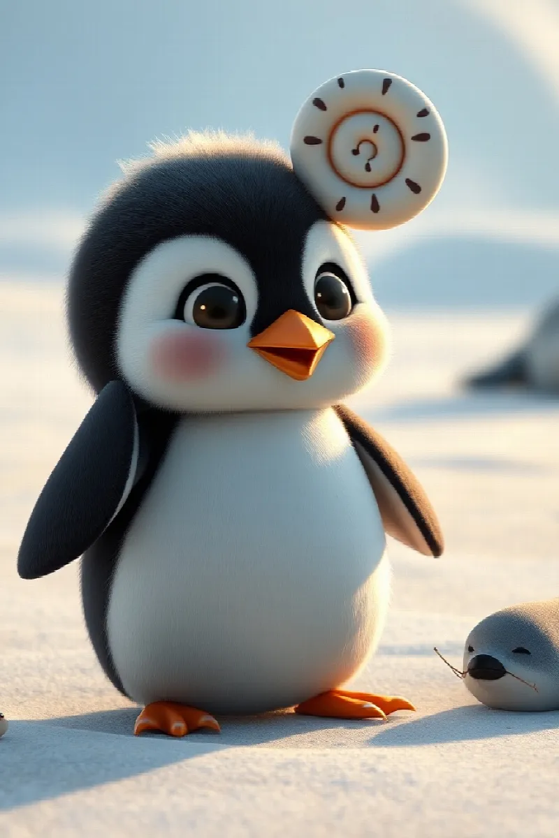 Picture 4 from the tale The Penguin's Secret Message