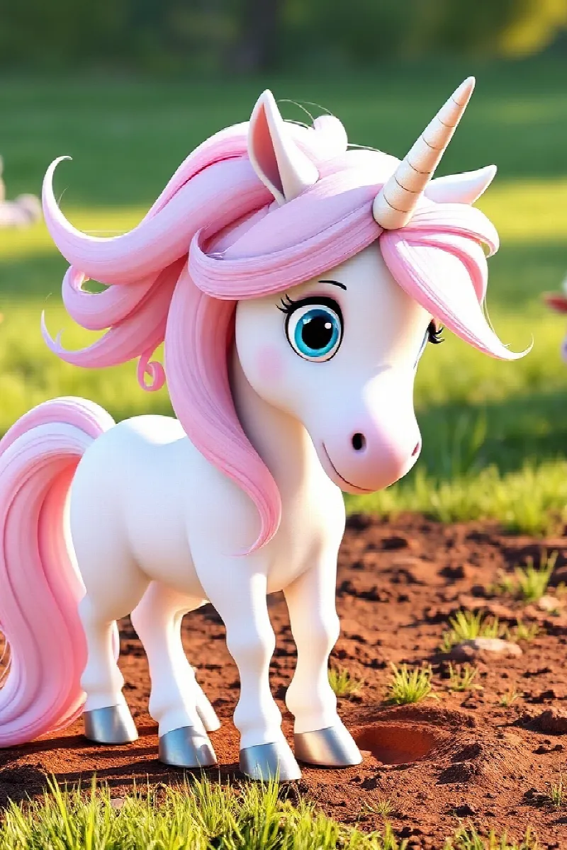 Picture 2 from the tale The Unicorn's Muddy Hooves