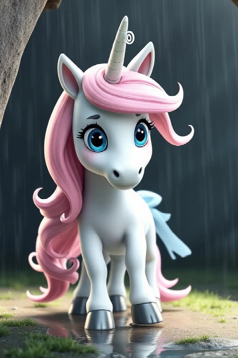 Picture 3 from the tale The Unicorn's Muddy Hooves