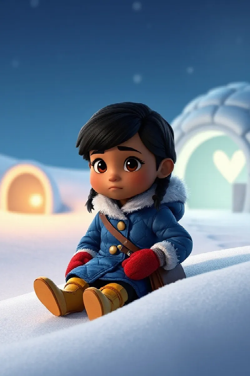 Gümüş İglo masalından 3. resim