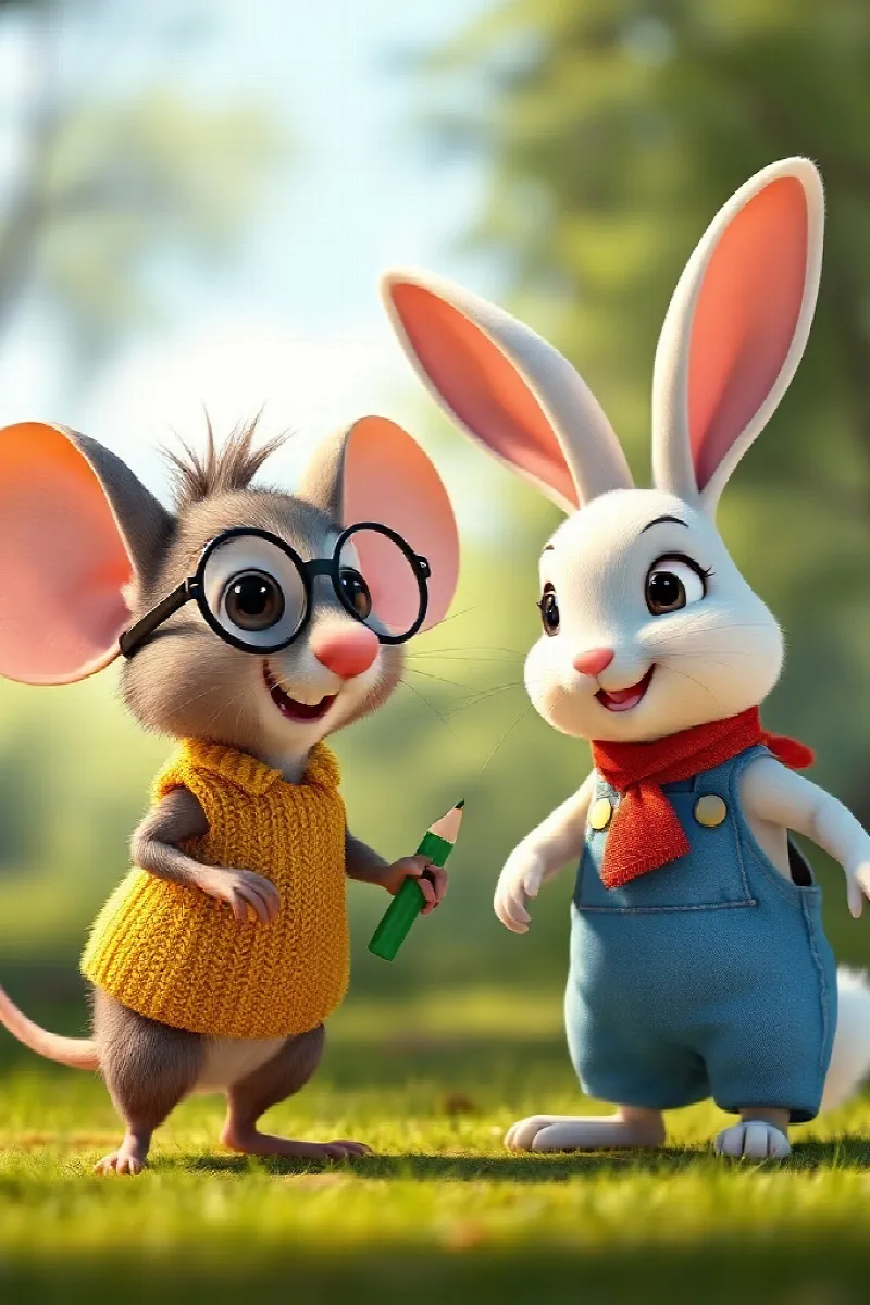 Picture 2 from the tale The Little Rabbit's Library