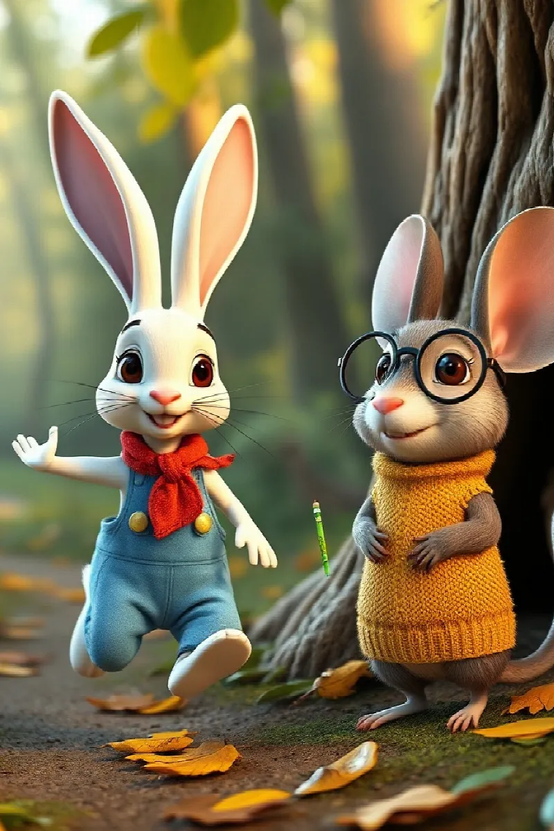Picture 4 from the tale The Little Rabbit's Library
