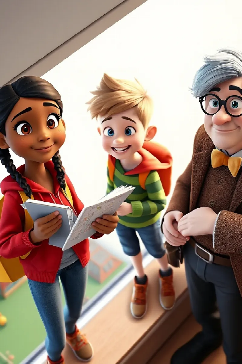 Picture 4 from the tale The Classroom in the Clouds