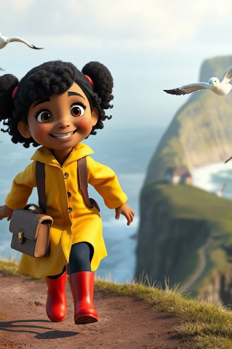 Picture 1 from the tale The Girl and the Seabirds