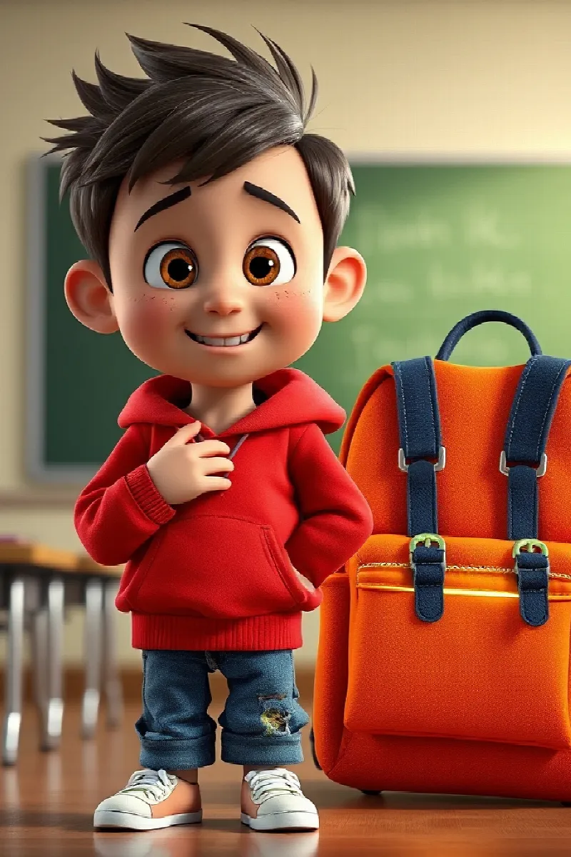 Picture 2 from the tale The Hungry Backpack