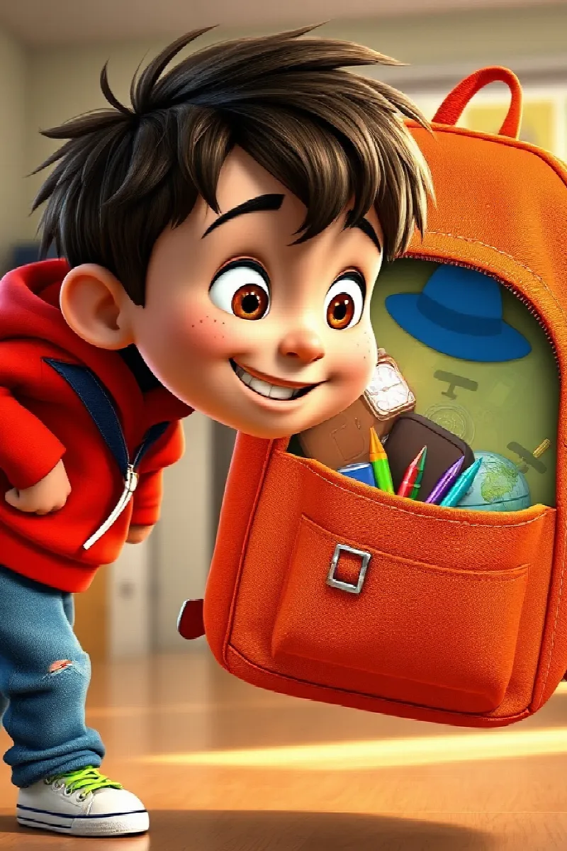 Picture 4 from the tale The Hungry Backpack