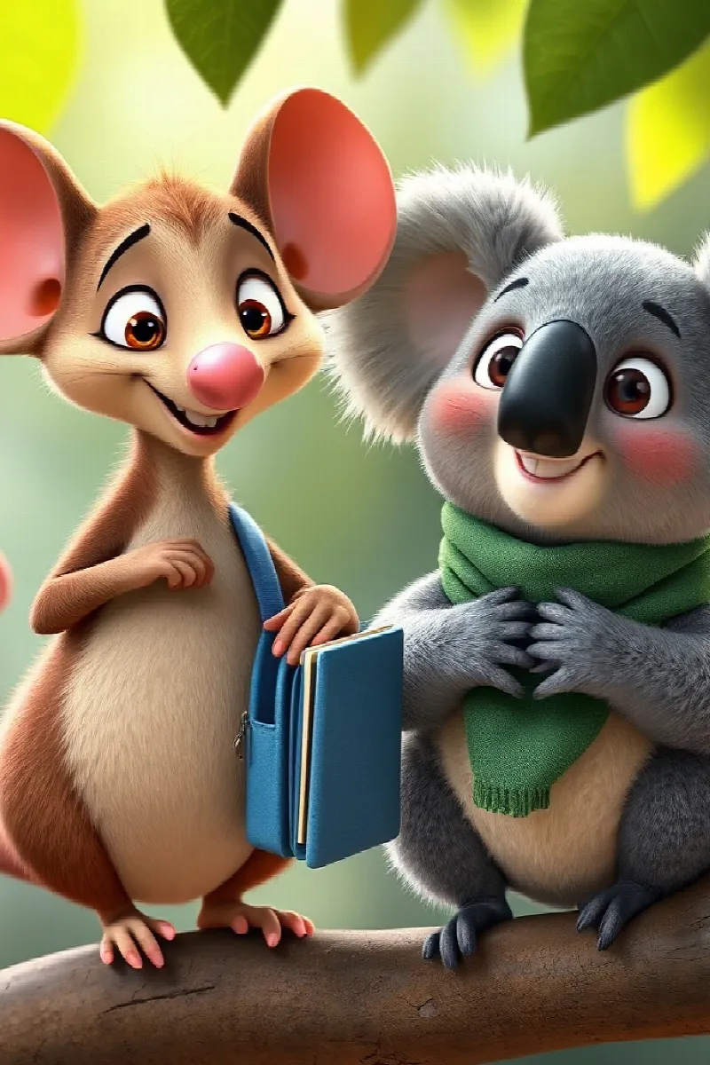 Picture 4 from the tale The Little Koala's Question