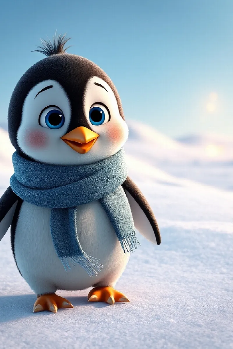Picture 1 from the tale The Penguin's Golden Egg