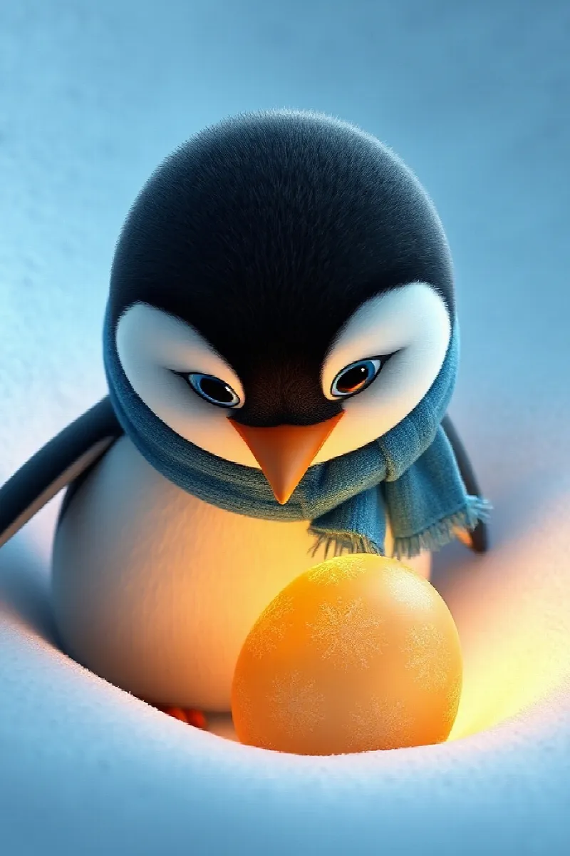 Picture 2 from the tale The Penguin's Golden Egg