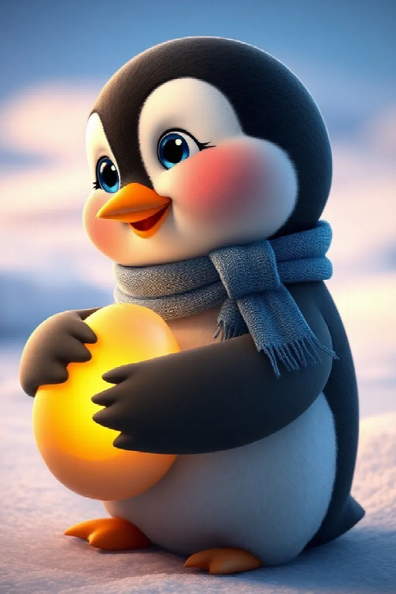 Picture 3 from the tale The Penguin's Golden Egg