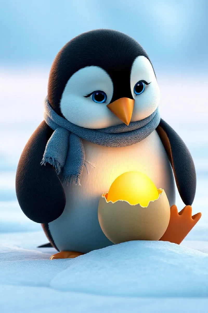 Picture 4 from the tale The Penguin's Golden Egg