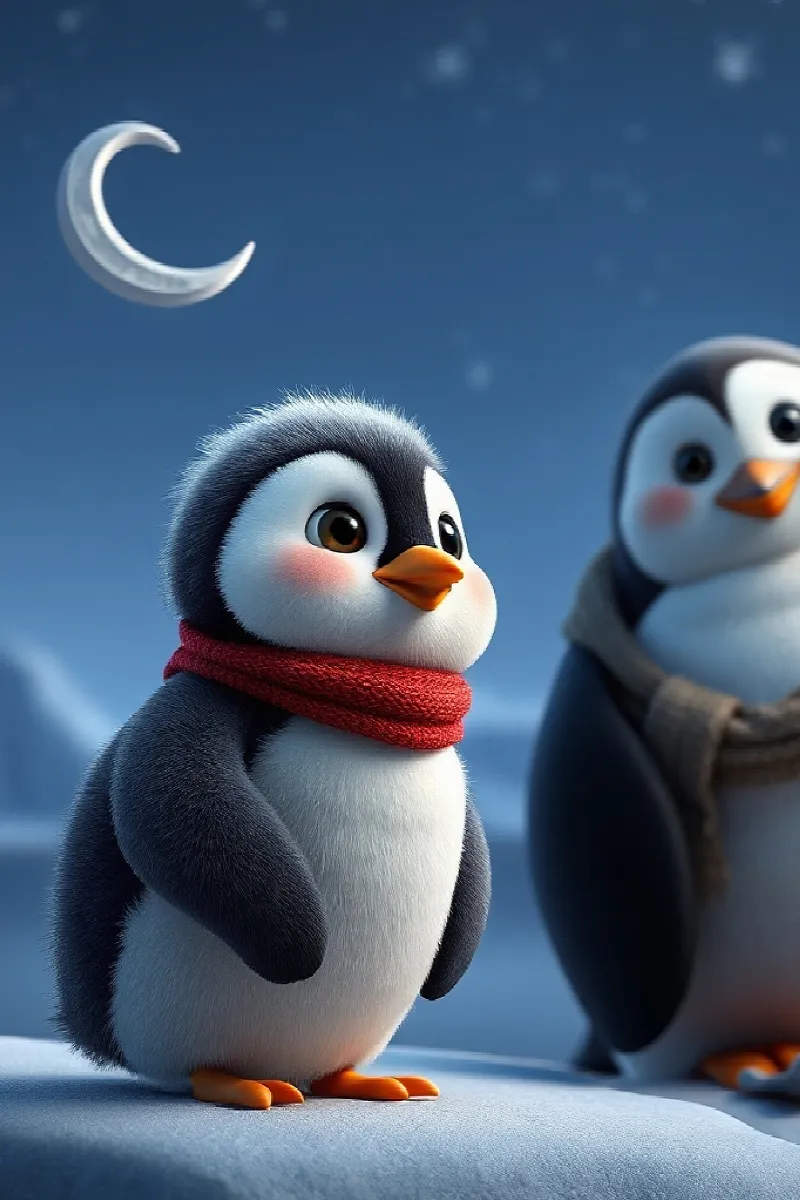 Picture 3 from the tale The Penguin's Missing Moon