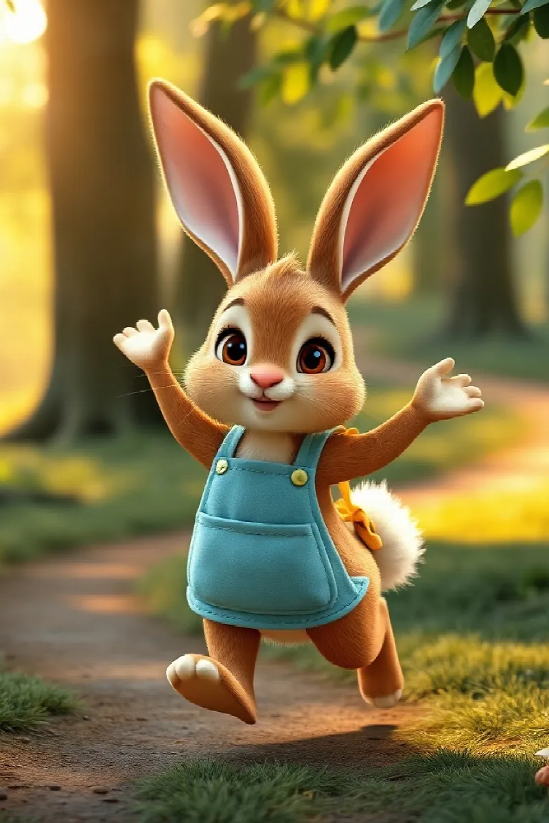 Picture 1 from the tale The Rabbit's Unbirthday Party